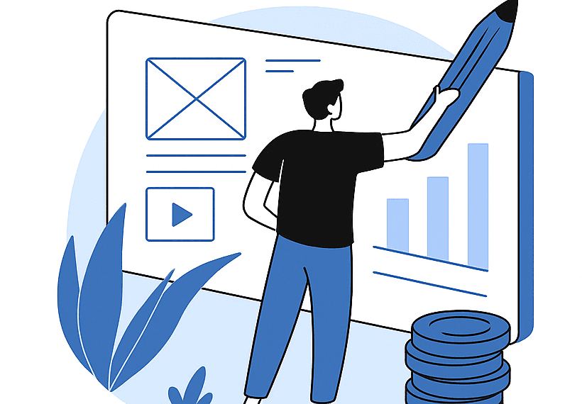 UX/UI Design illustration